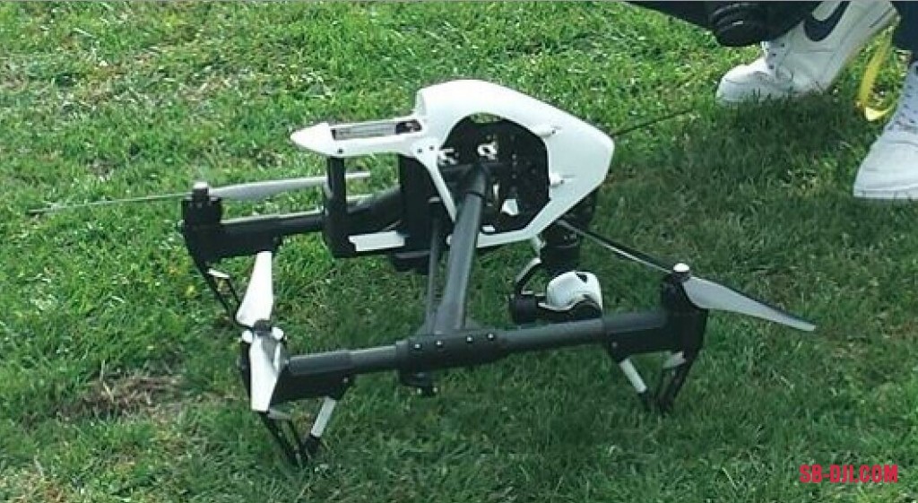 Inspire 1 on grass closeup