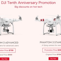 DJI 10th Anniversary – The best Phantom 3 deal ever to date