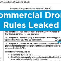 Commercial Drone Rules Part 107 – What You Need to Know