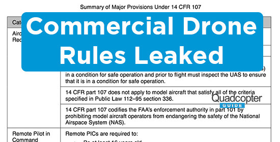 Commercial Drone Rules Part 107 – What You Need to Know