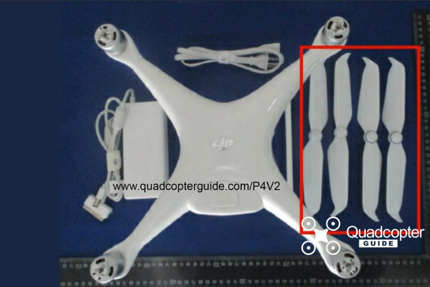 DJI Phantom 4 Pro V2 Rumors - leaked props